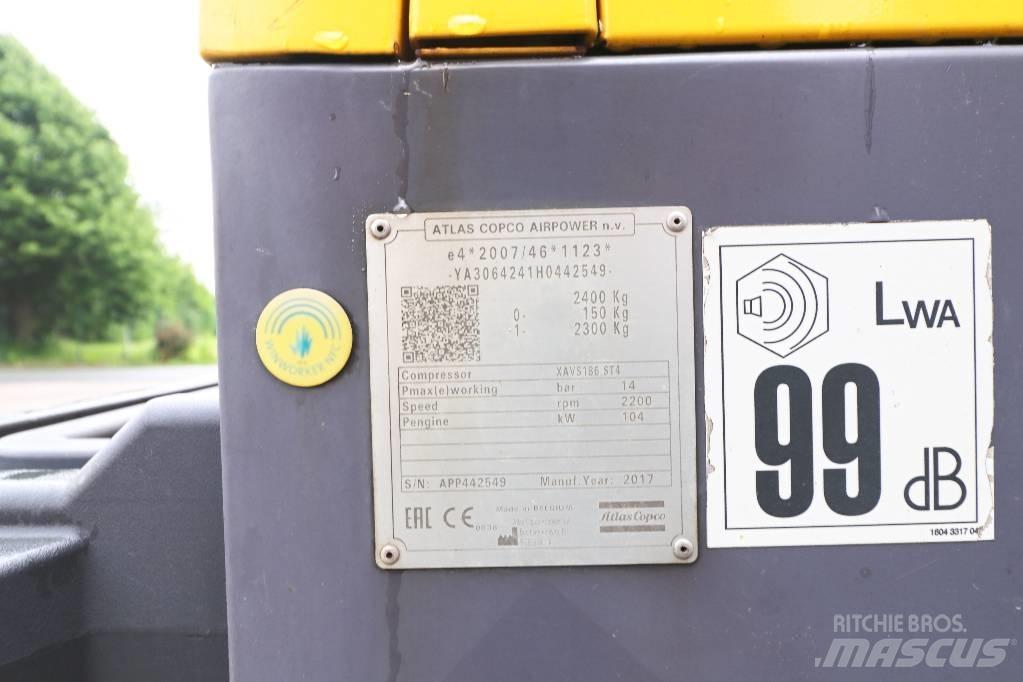 Atlas Copco XAVS 186 Kompressorit