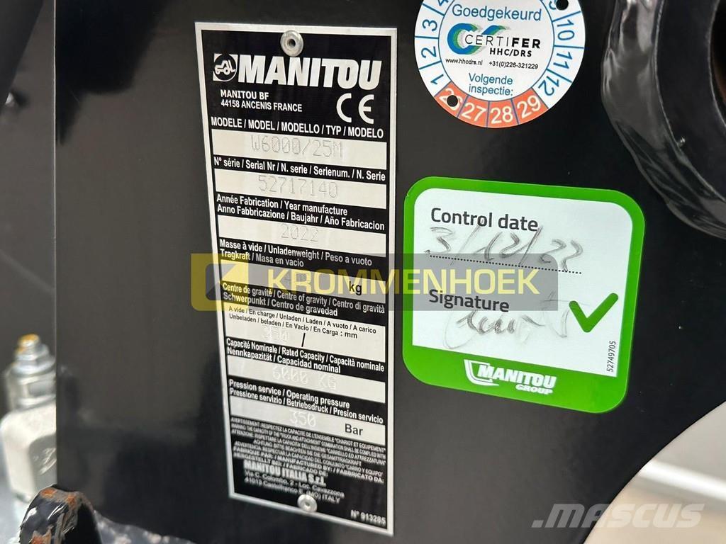 Manitou W6000 Kurottajat