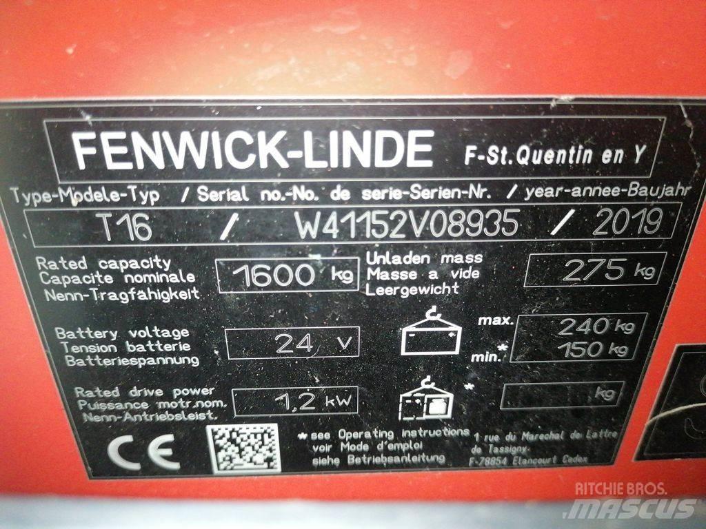 Linde T16L Lavansiirtotrukit