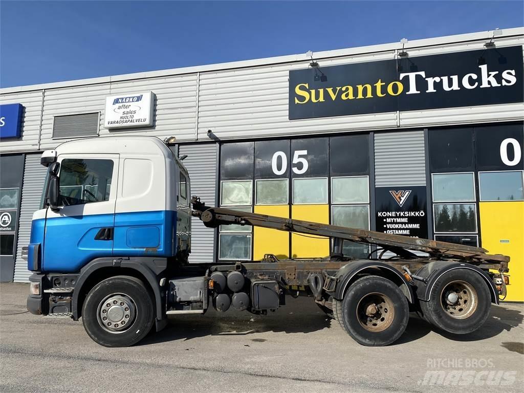 Scania R 124 6X2 Vaihtolava-autot
