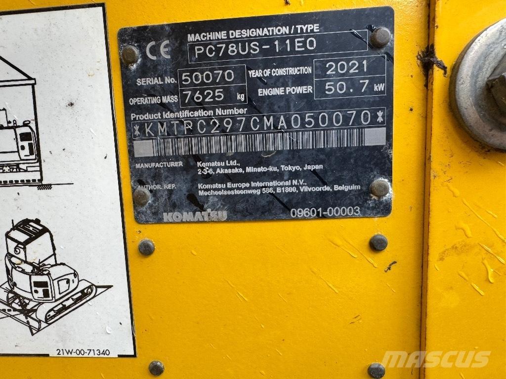 Komatsu PC 78 US Midikaivukoneet 7t - 12t