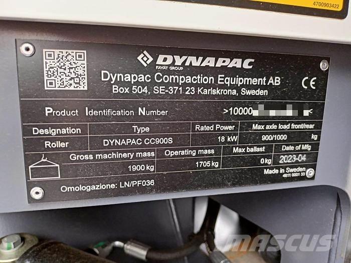Dynapac CC900S Hinattavat jyrät