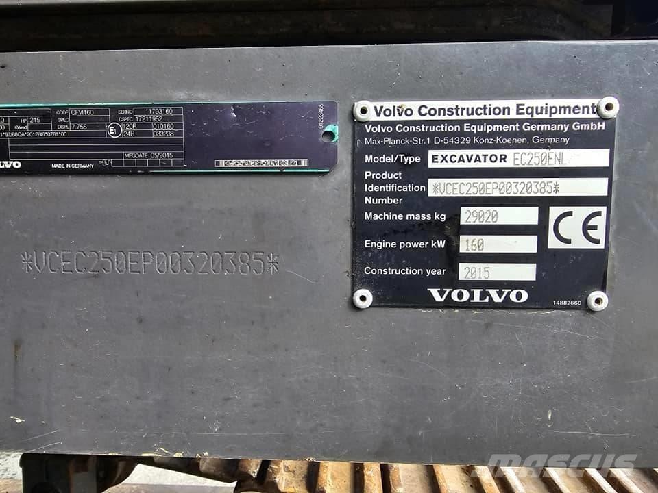Volvo EC250 ENL Telakaivukoneet