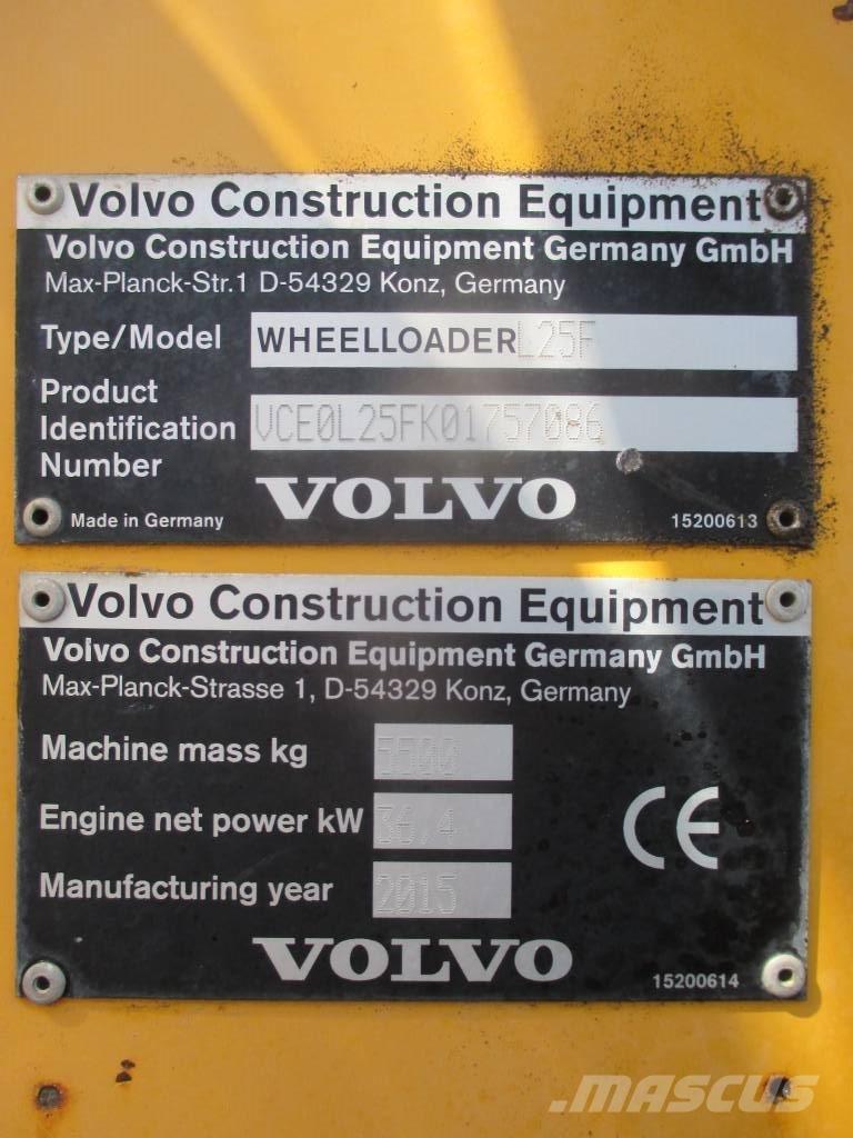 Volvo L 25 F Pyöräkuormaajat