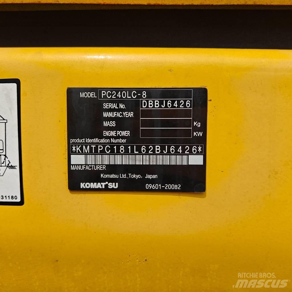 Komatsu 240-8 Telakaivukoneet