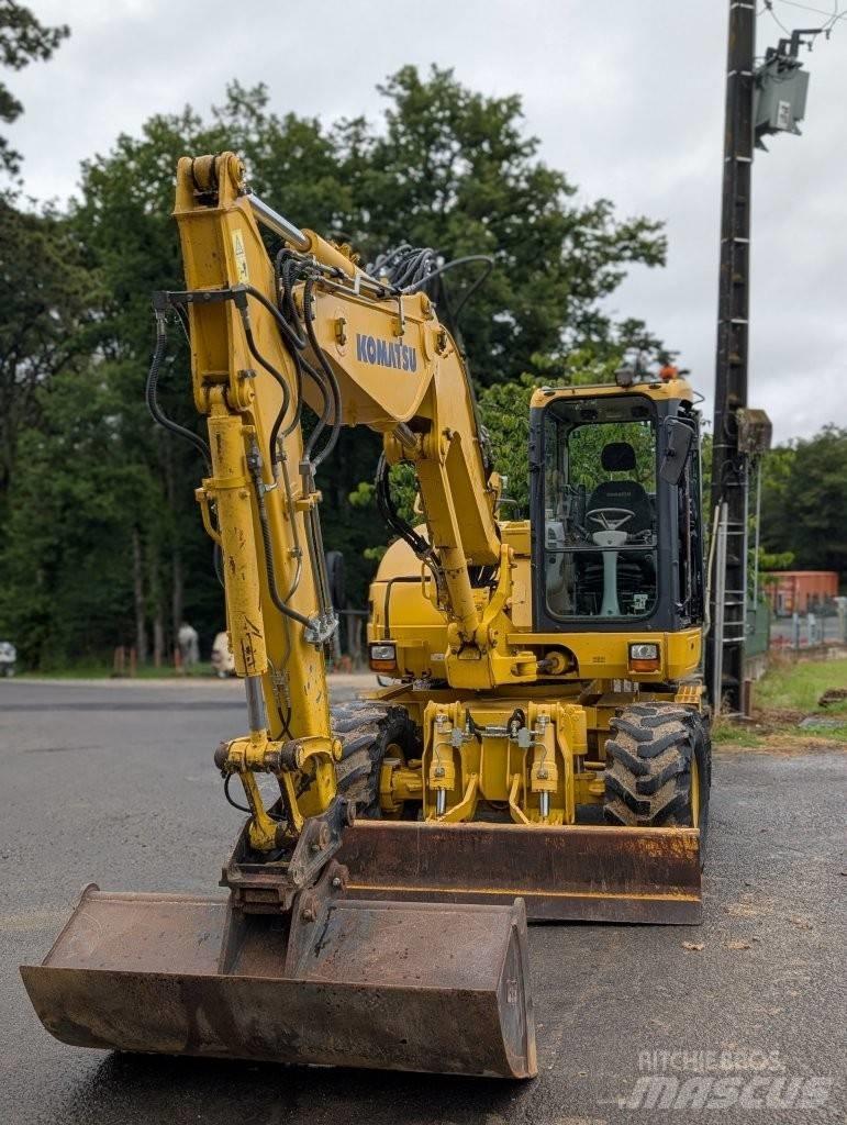 Komatsu PW 98 MR-8 Pyöräkaivukoneet