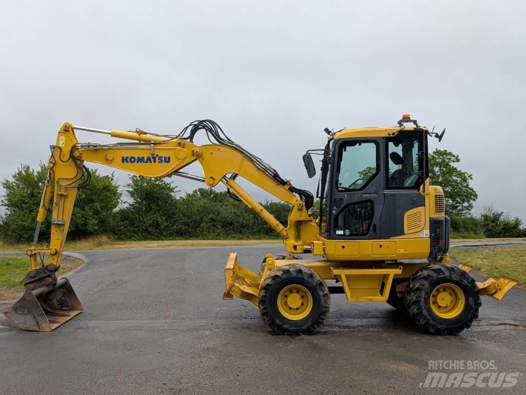 Komatsu PW 98 MR-8 Pyöräkaivukoneet
