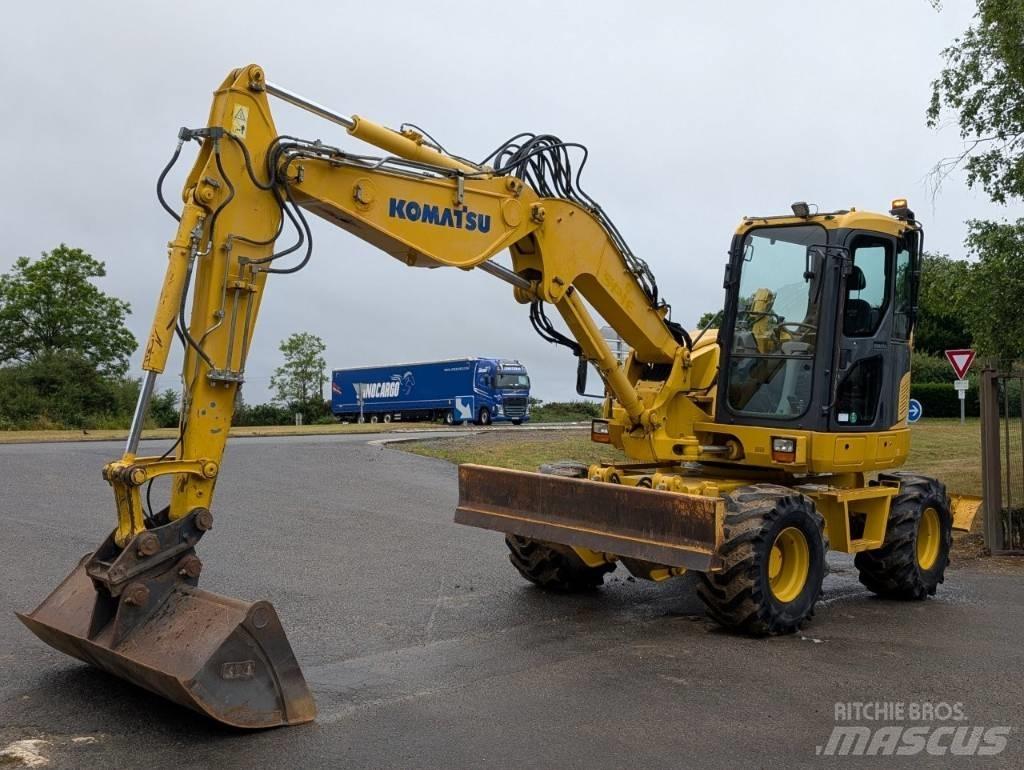 Komatsu PW 98 MR-8 Pyöräkaivukoneet