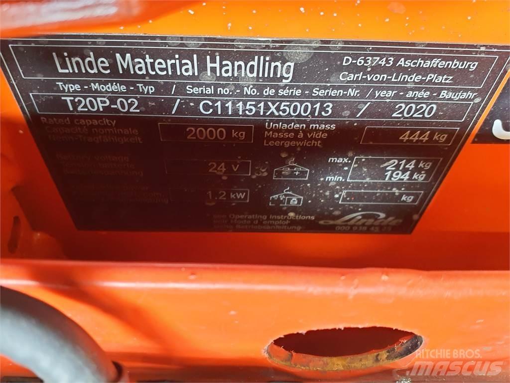 Linde T20P Lavansiirtotrukit