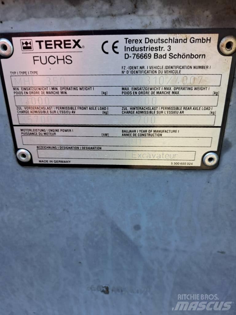 Fuchs MHL350E Jätteenkäsittelijät