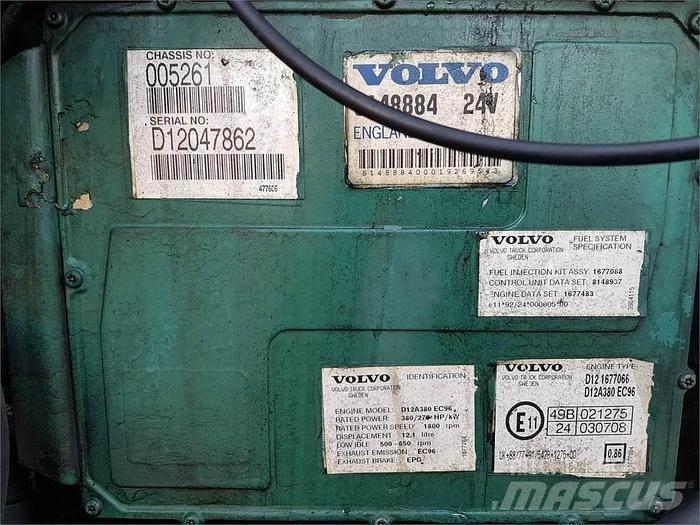 Volvo D12A380 EC96 Muut