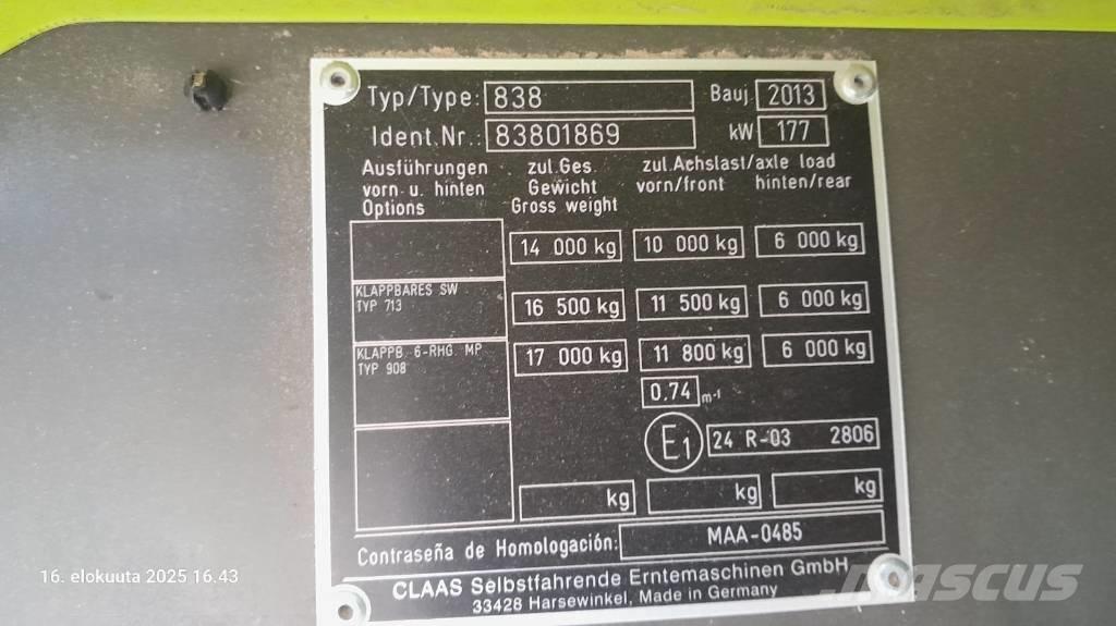 CLAAS Tucano 430 APS Leikkuupuimurit