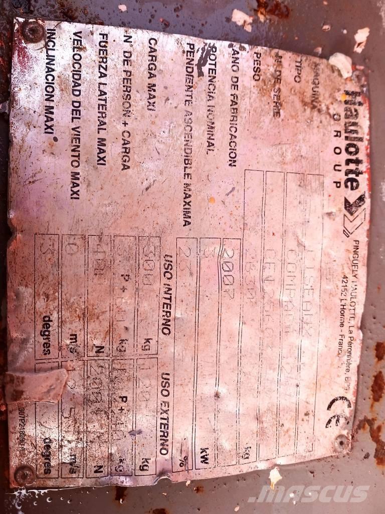 Haulotte Compact 12 Saksilavat