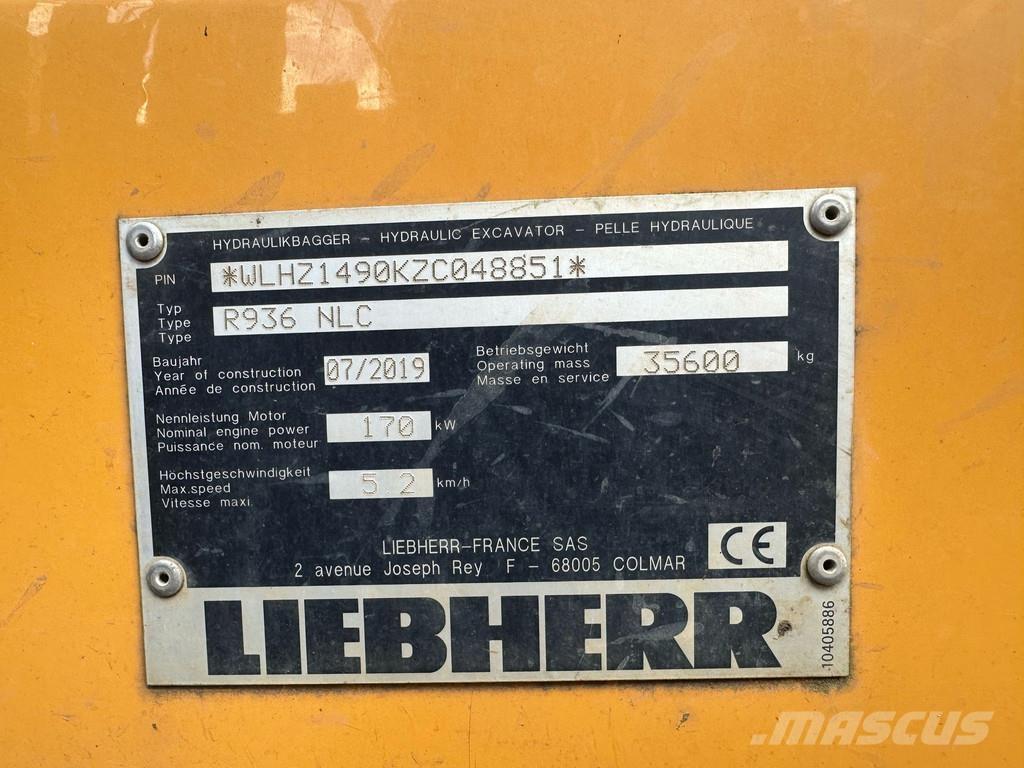 Liebherr R936 NLC Telakaivukoneet