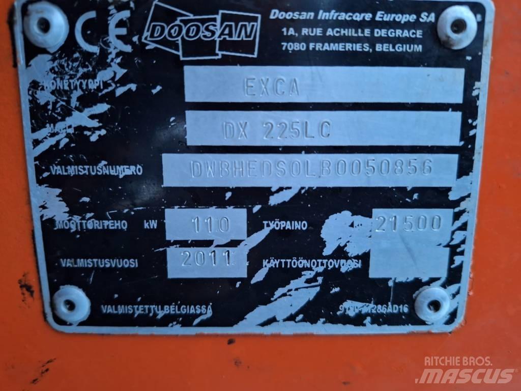 Doosan DX 225 LC Telakaivukoneet