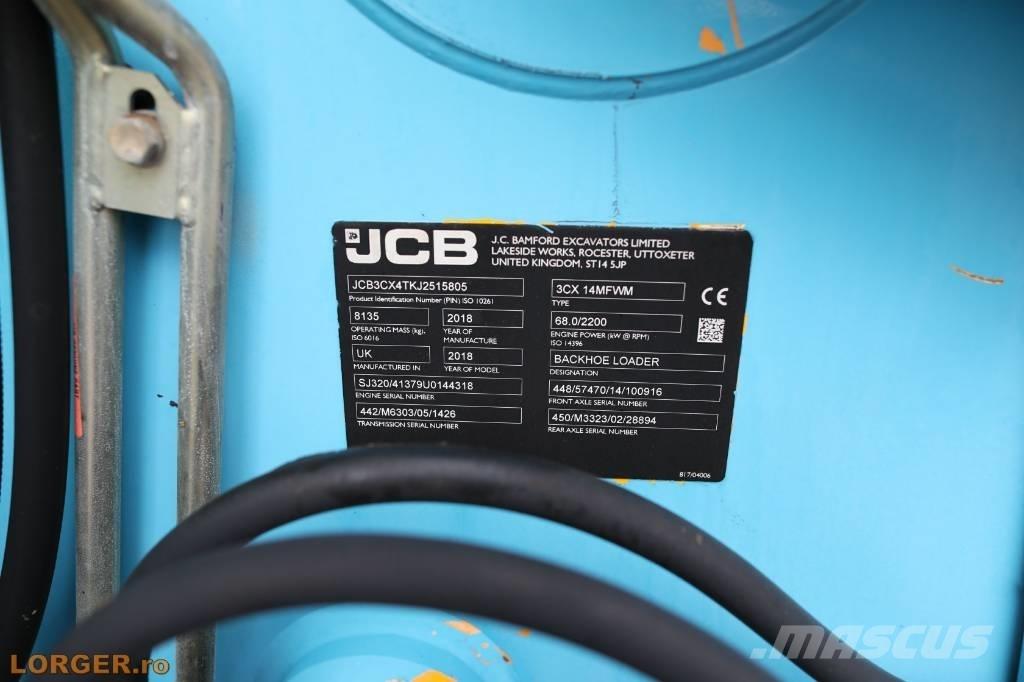 JCB 3 CX 14 Kaivurikuormaajat
