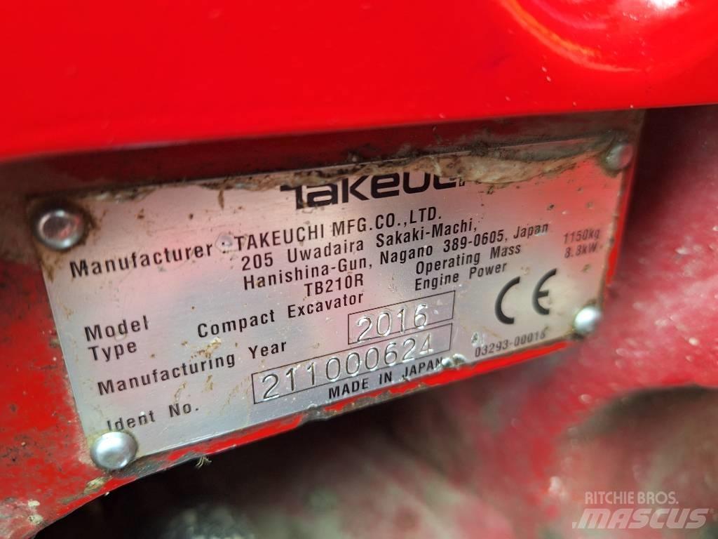 Takeuchi TB 210 R Minikaivukoneet < 7t