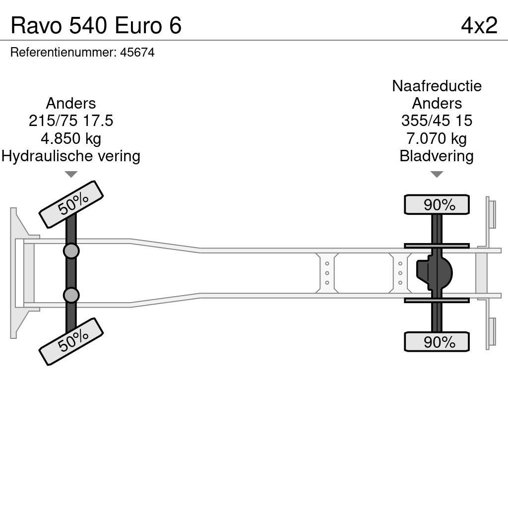 Ravo 540 Euro 6 Lakaisuautot