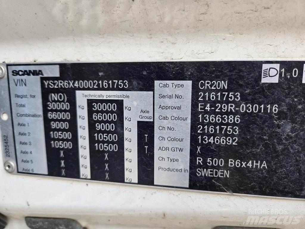 Scania R500 6X4 Sora- ja kippiautot