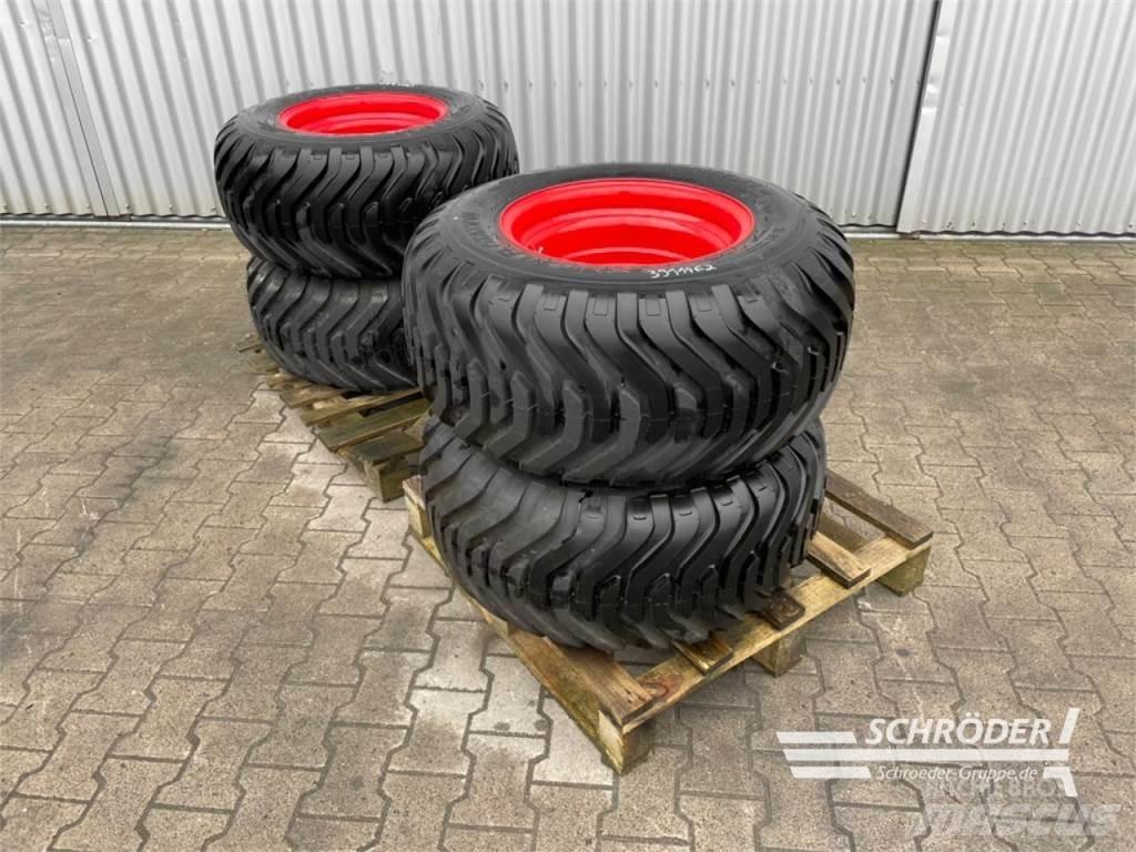  2X 380/55-17 Renkaat ja vanteet
