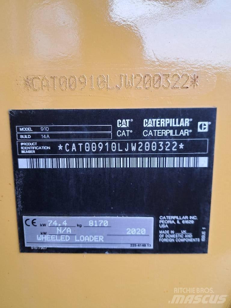 CAT 910 Pyöräkuormaajat