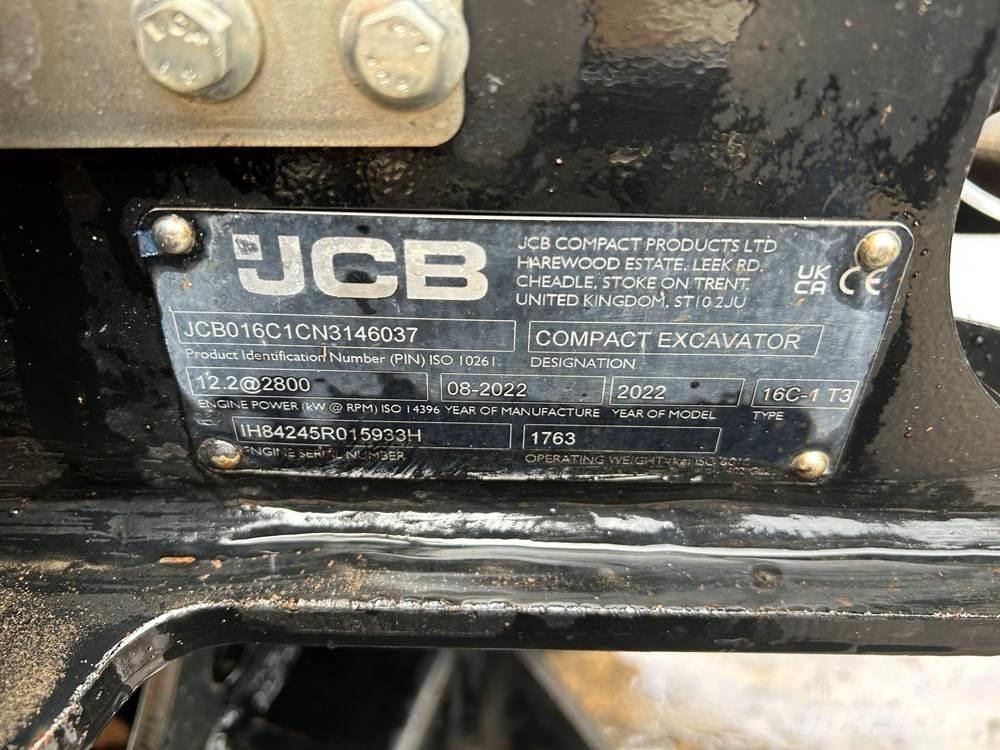 JCB 16C-1 Minikaivukoneet < 7t