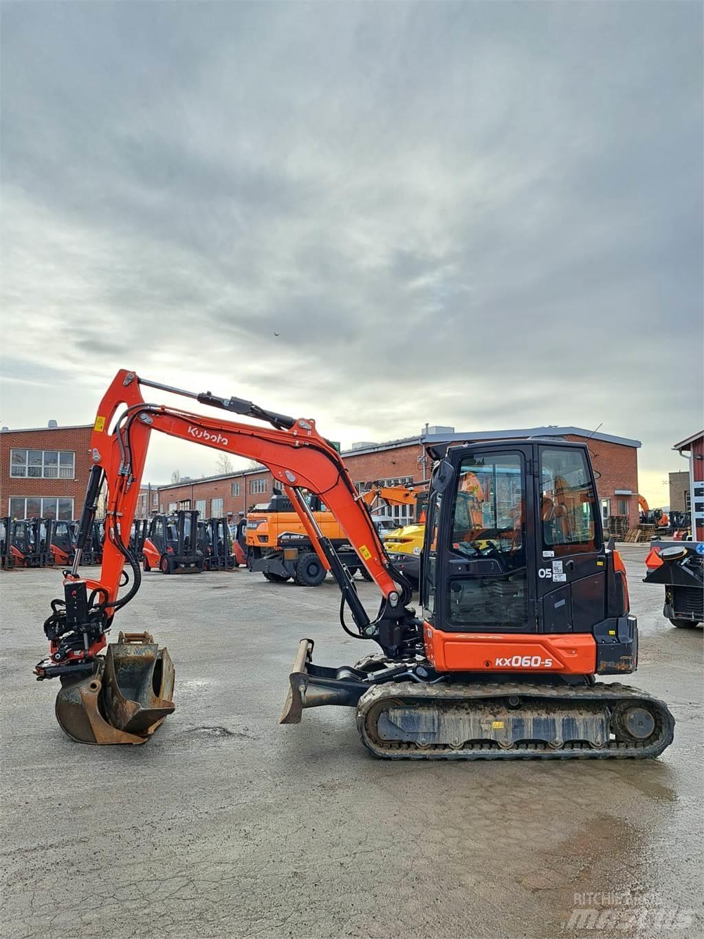 Kubota KX060-5 Minikaivukoneet < 7t
