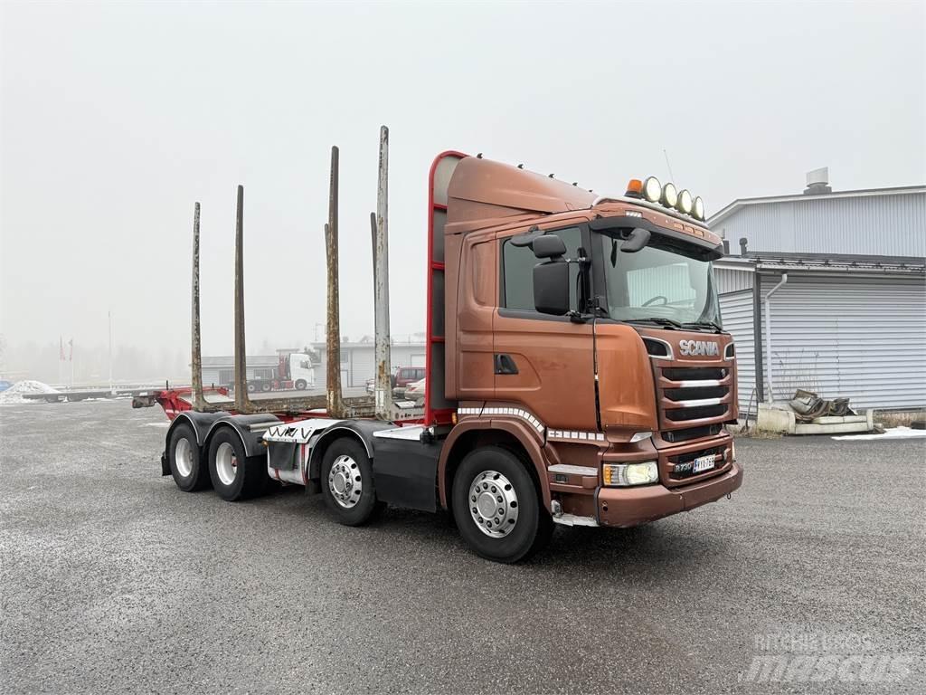 Scania R 730 8X4 Puuautot