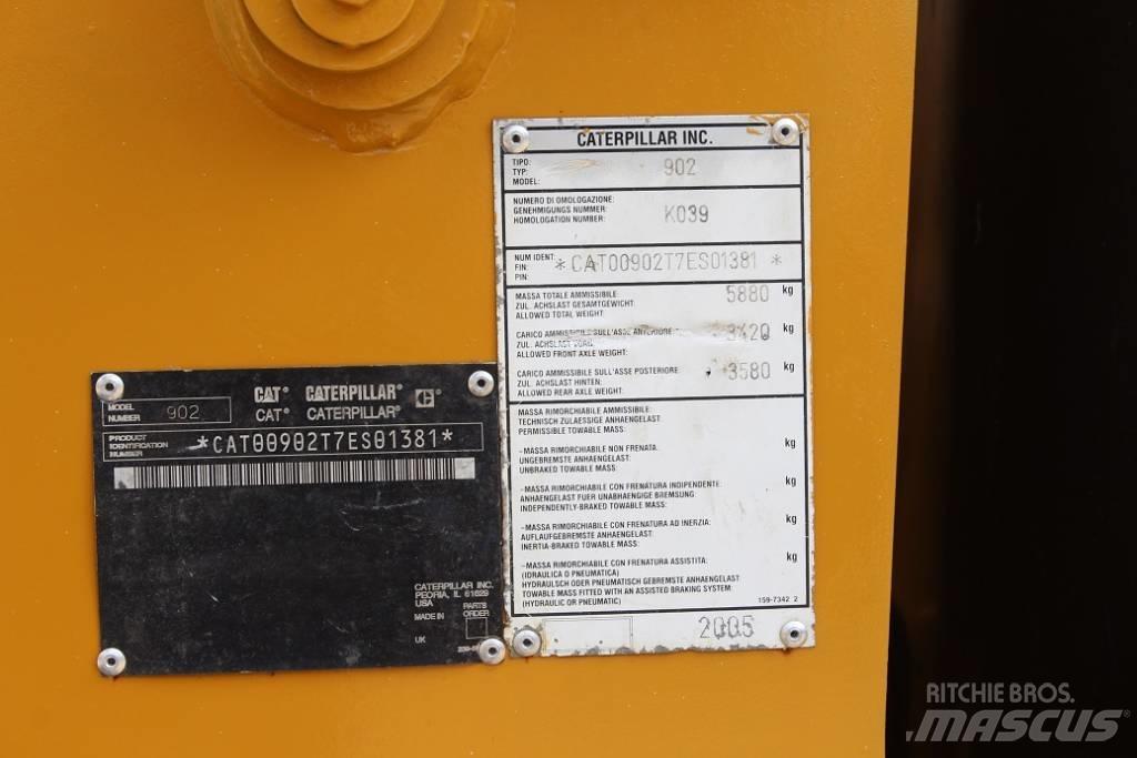 CAT 902 Pyöräkuormaajat