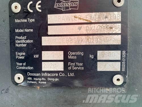 Doosan DX140LCR-5 Telakaivukoneet