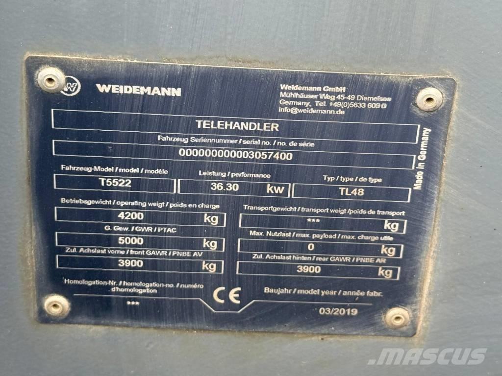 Weidemann T5522 Maatalouskurottajat