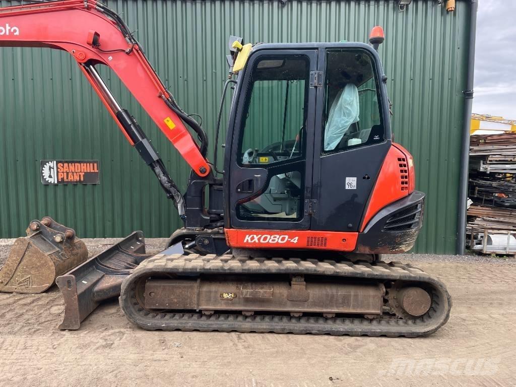 Kubota KX 080-4 Midikaivukoneet 7t - 12t
