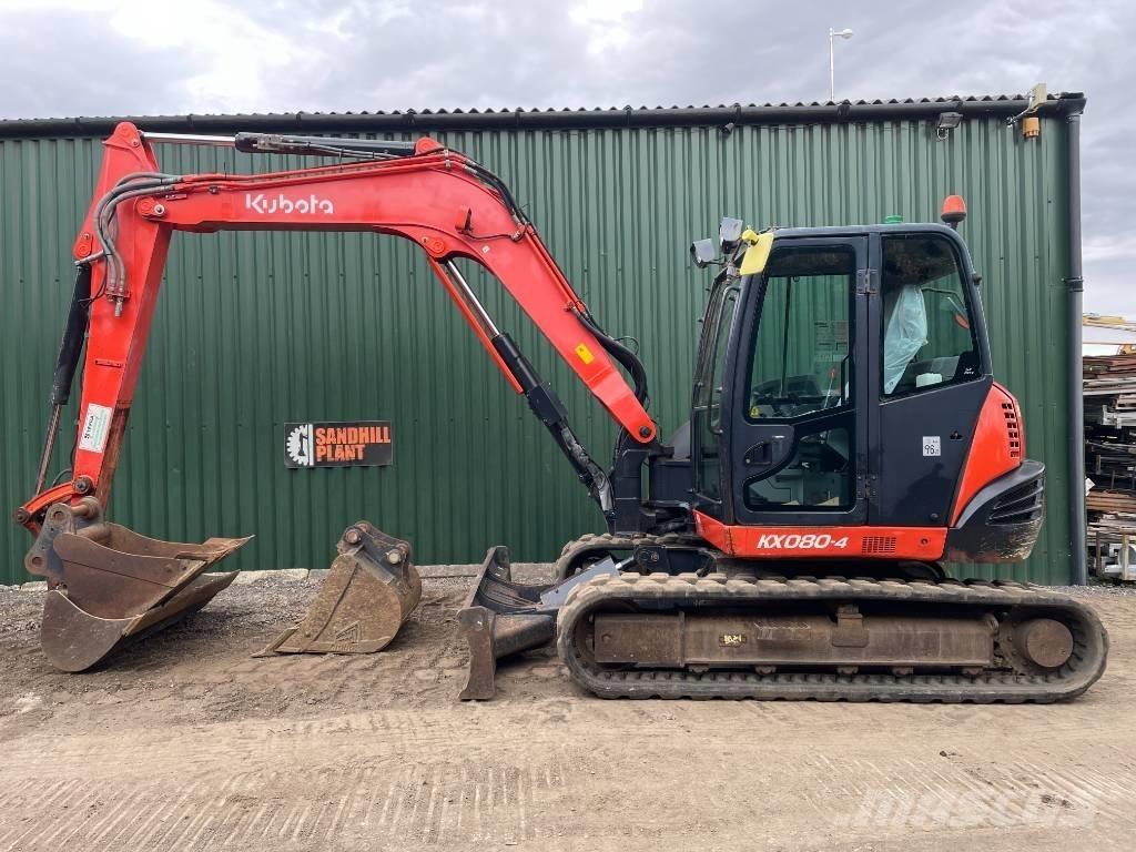 Kubota KX 080-4 Midikaivukoneet 7t - 12t