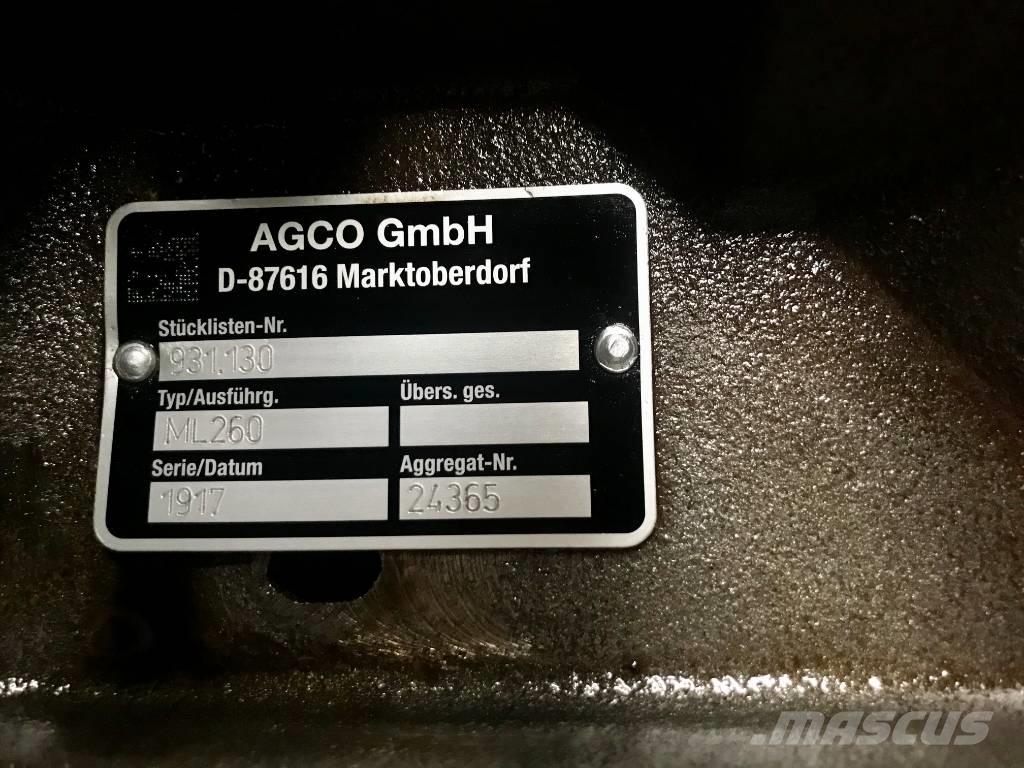Fendt 828 Vario Alusta ja jousitus