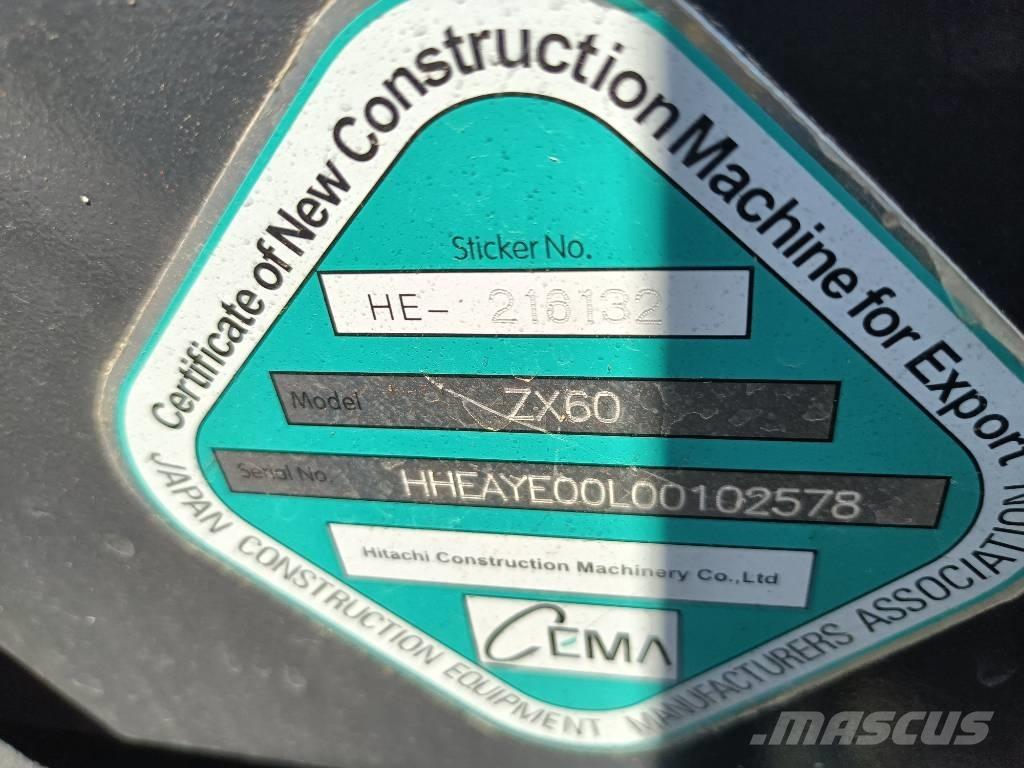 Hitachi 60 Telakaivukoneet