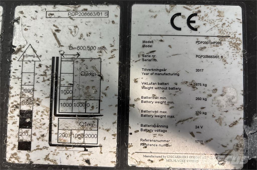 Atlet PDP200 Ajettavat pinoamisvaunut