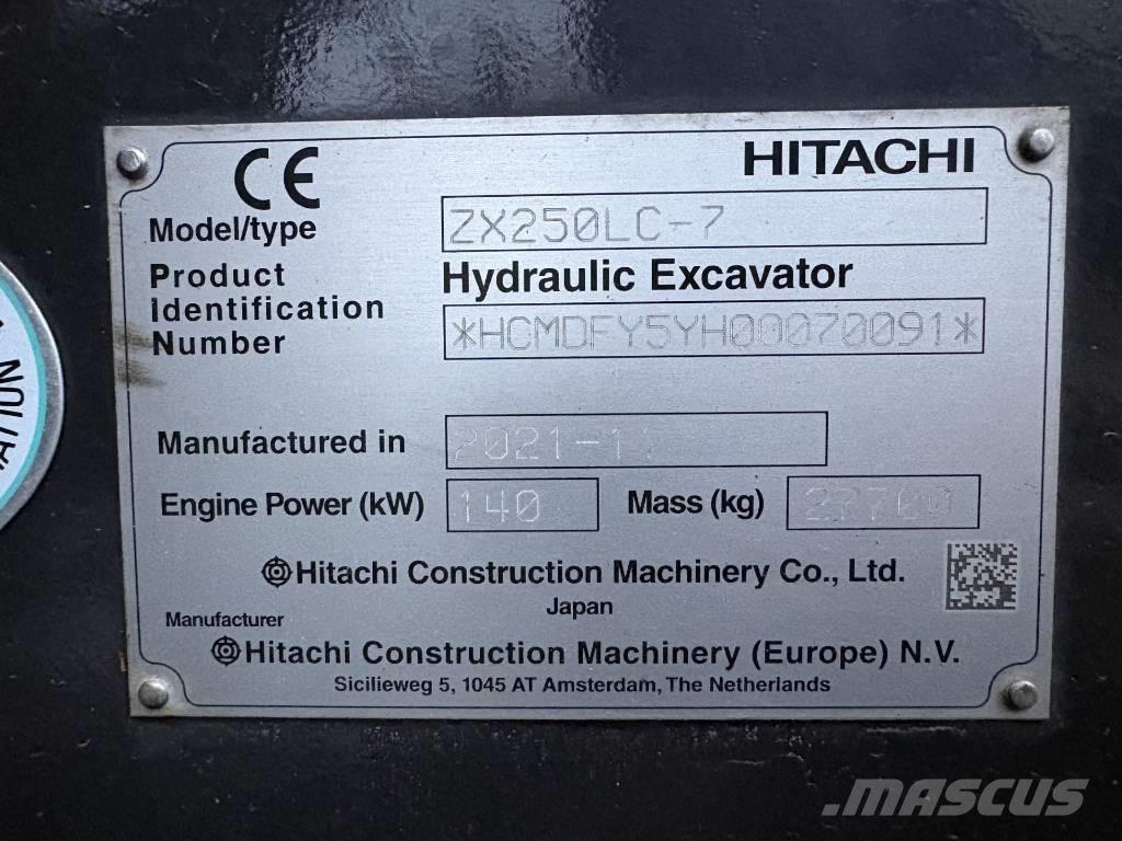 Hitachi ZX250LC-7 Telakaivukoneet