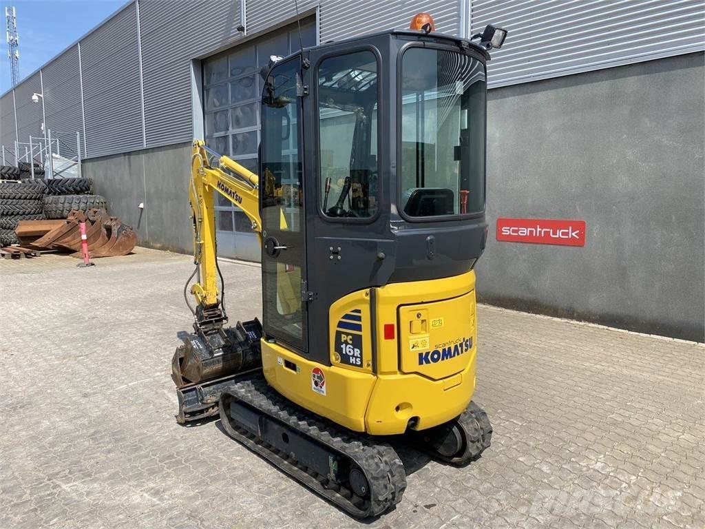 Komatsu PC16R-3 Pyöräkaivukoneet