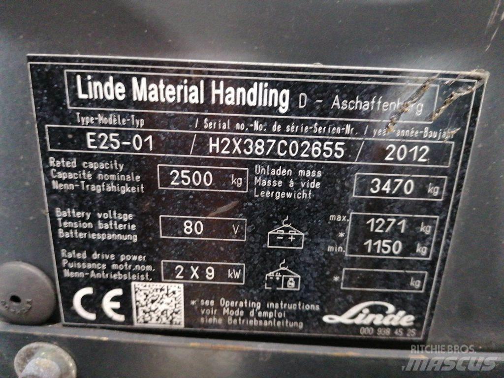 Linde E25-01 Sähkötrukit