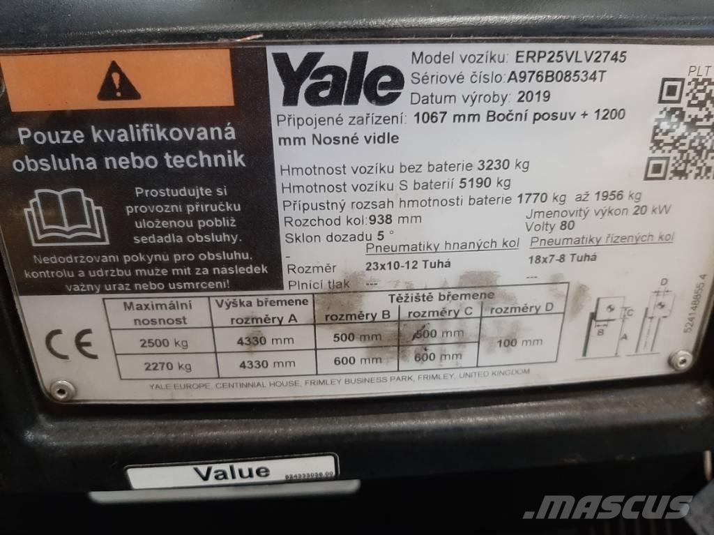 Yale ERP 25 VL Sähkötrukit