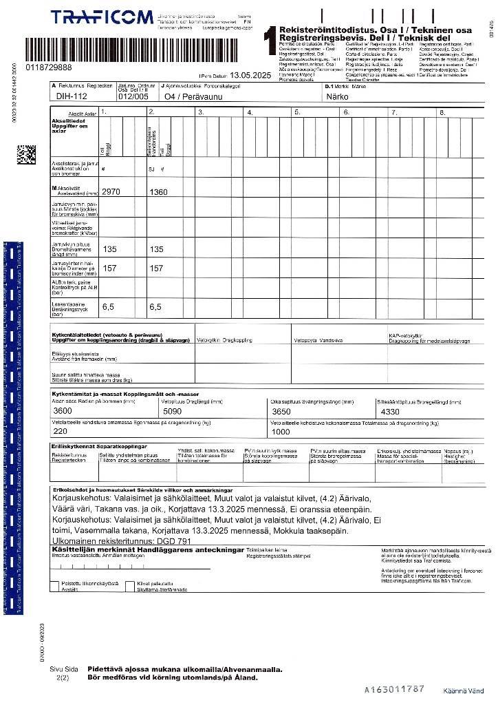 Närko Dollyc2ms11p11 Dolly-apuvaunut