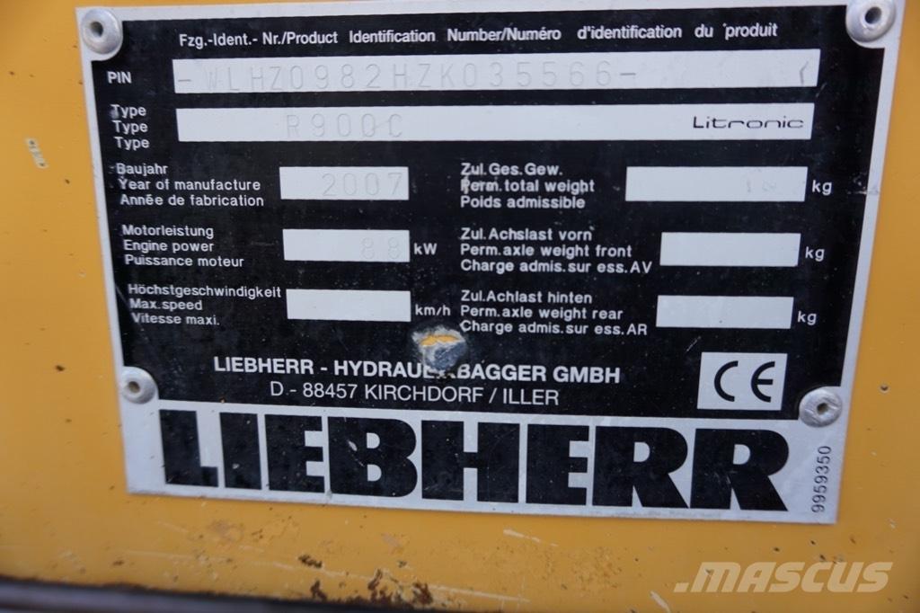Liebherr R 900 C Telakaivukoneet