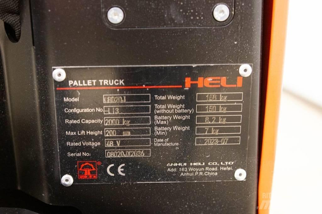 Heli CBD 20 Lavansiirtotrukit