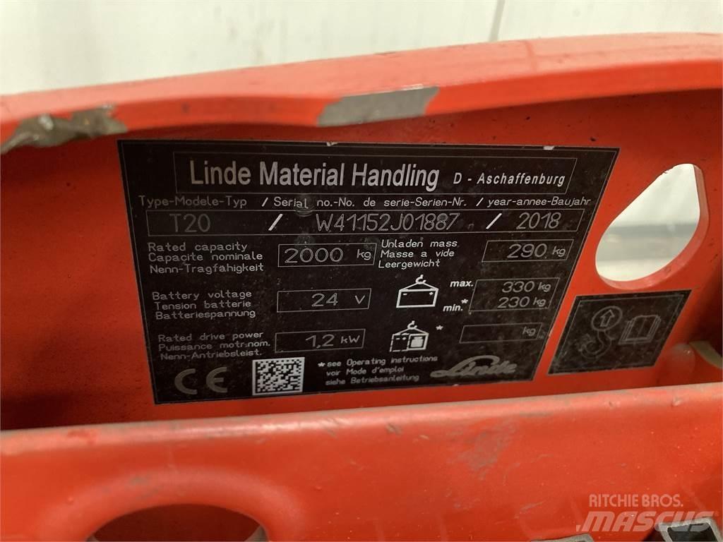 Linde T20 Lavansiirtotrukit