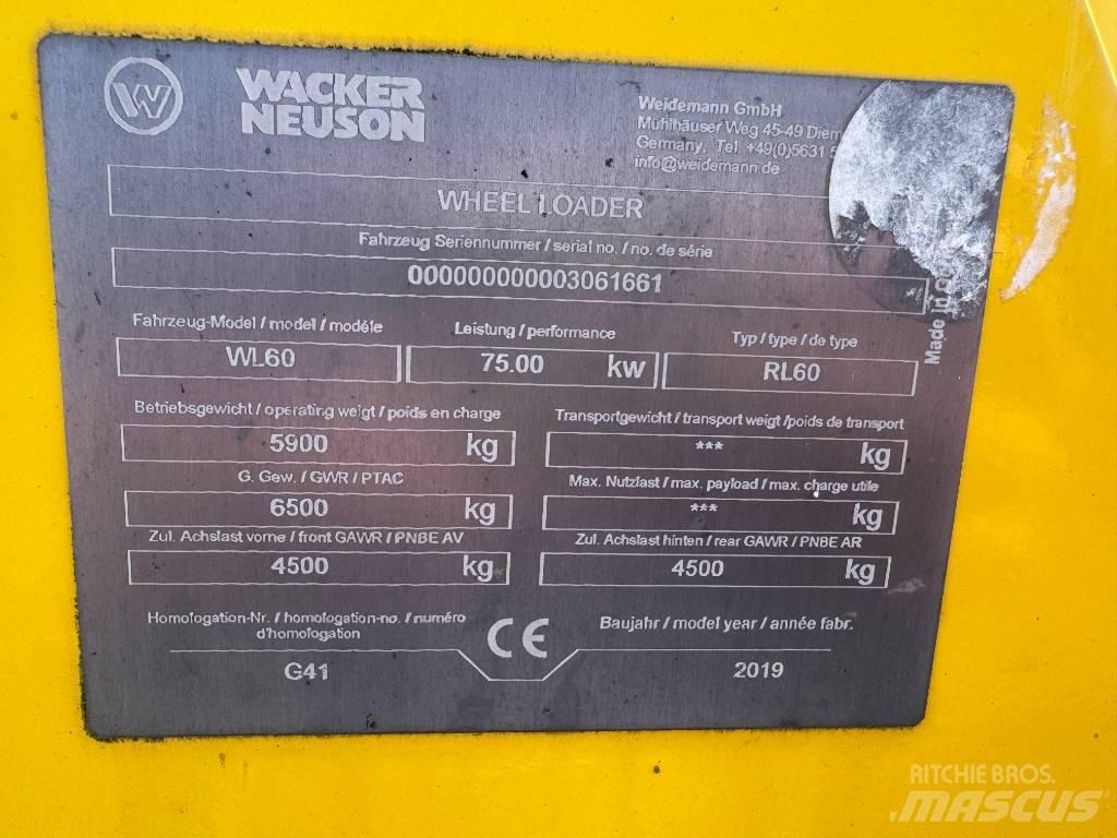 Wacker Neuson WL60 Pyöräkuormaajat