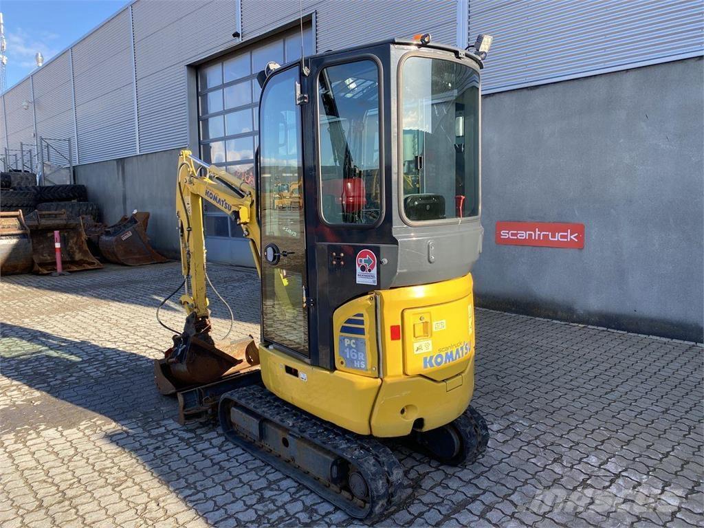 Komatsu PC16R-3HS Pyöräkaivukoneet