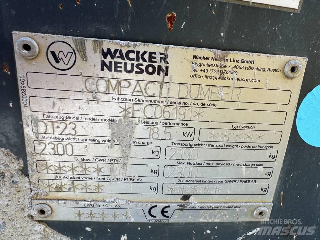 Wacker Neuson DT23 Teladumpperit