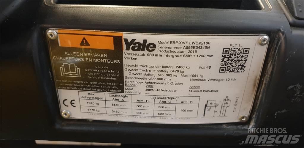 Yale ERP20VF 2014 Sähkötrukit