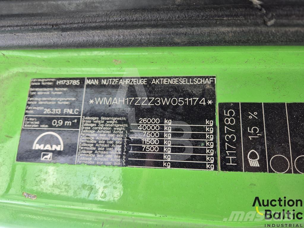 MAN TGA26.310 Jäteautot