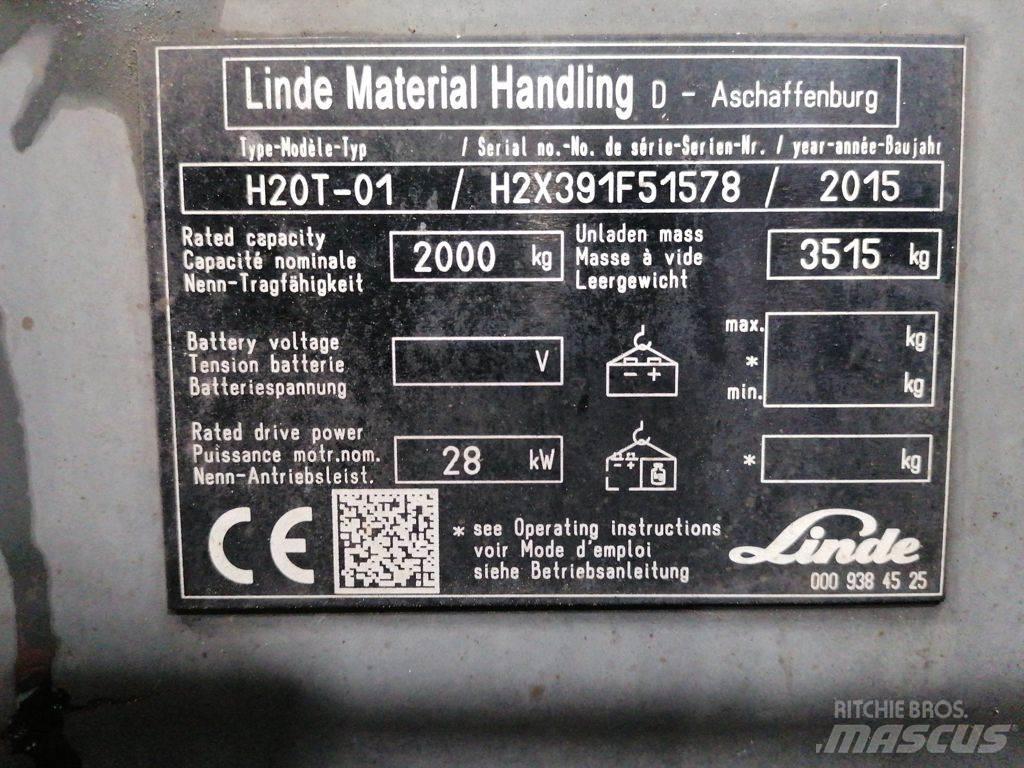 Linde H20T-01 Nestekaasutrukit